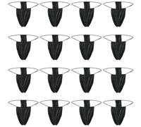 Tangas, 16 Piezas Tangas Desechables, tanga sexy para mujer, Conjunto de Calzoncillos Sexy, ropa interior de algodón y cintura baja, para Bronceado en Aerosol y SPA Negro Bragas Postparto, negro