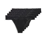 Tangas con encaje para mujer pack 5 - Negro#Tallas:L (46/48). Talla