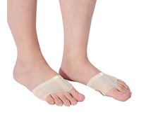 Tangas de Pie,Las Patas de Baile Ballet Cubren Almohadilla del Dedo del Pie Microfibra Práctica Danza del Vientre Medias Zapatillas Medias Delanteras Manga Protectora(S)