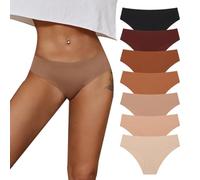 Tangas de ropa interior para mujer, tangas invisibles para mujer, sin línea para entrenamiento, transpirables, cómodas, ropa interior suave