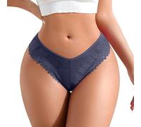 Tangas Graciosos Mujer - Lencería Sexy para El Hogar Ropa Interior para Relajarse Conjunto De Braguitas con Espalda En T Ideal para Todas Las Estaciones Ideal para Tardes Y Citas Nocturnas (Blue L)