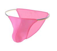 Tangas Hombre - Ropa Interior Masculina para Uso Diario Corte Ajustado Color Liso Ideal para Verano Y Otoño Cómoda para El Hogar Lavable A Máquina Fácil De Cuidar (S)