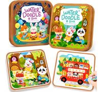 Tangdudu Libro Mágico de Agua, Set de 2 con 2 Lápices, Desde 1 Año | Desde 1 Año, Set de 2 Libros, Incluye 2 Lápices, Para Niños, Juego Educativo