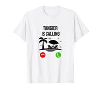 Tánger está llamando un divertido recuerdo de vacaciones de verano Camiseta