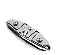 Tangerine Cornamusa de Amarre de Acero Inoxidable 316 de 6 Pulgadas, Cornamusa de Cuerda Marina Plegable, Accesorio de Montaje abatible hacia Arriba para Muelle