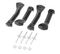 Tangerine Kit de Repuesto de Goma Negra con Correa de pestillo para Panel de capó, Accesorios para carrocería compatibles con la Serie Ski Doo Snowmobile