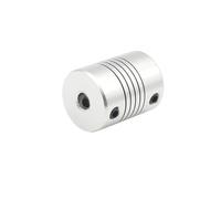 Tangerniu Acoplamiento de motor paso a paso de 1 pieza, D19 L25, de aluminio, con orificio for eje Z, flexible Unión de eje(4mm x 5mm)