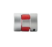 Tangerniu Acoplamiento flexible de ciruela D20 L30, acoplador de aluminio de 2 mordazas, conector de eje de motor paso a paso Manguito(6x9.525mm)