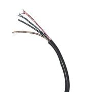 Tangerniu Cable aislado de señal esmaltado ultrasuave de 5 metros for aplicaciones eléctricas de auriculares Línea de control(4 Cores)