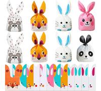 Tangger 50PCS bolsas regalo cumpleaños infantil bolsas cumpleaños Bolsitas Para Chuches bolsas chuches cumpleaños Bolsas de Regalo Bolsa de Dulces de Animales Set