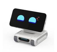 TangibleFuture LOOI Robot - Compañero de escritorio con IA con interacción de voz ChatGPT, memoria, personalidad, reconocimiento de gestos y rostro, soporte emocional y carga inalámbrica de 10 W