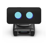 TangibleFuture LOOI Robot-Space Black - Compañero de escritorio con IA con interacción de voz ChatGPT, memoria, personalidad, reconocimiento de gestos y rostro, soporte emocional y carga inalámbrica