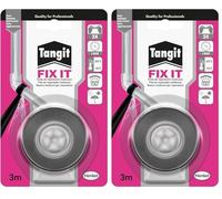 Tangit Fix It Cinta adhesiva de reparación multiusos (2,5 cm x 3 m), cinta adhesiva impermeable para sellado y reparaciones rápidas de fontanería, cinta aislante para fugas (Paquete de 2)