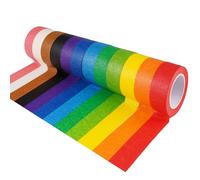 TANGJJY 12 Rollos Escribible Cinta Adhesiva de Colores, 15 m x 20 mm Arco Iris Masking Tape, Painters Tape, Cinta para Pintar Removible sin Residuos, Washi Tapes para DIY, Manualidades, Artes
