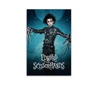 TANGJUNMR Póster decorativo de Edward Scissorhands de películas clásicas de la serie de televisión popular, arte de pared, pintura decorativa para dormitorio, 30 x 45 cm, estilo sin marco