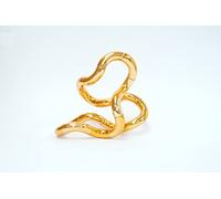 Tangle 85217 Fidget Toy Junior Metallic Serie, Juguete antiestrés, promueve la coordinación y la motricidad Fina, Giro y combinación, Juguete de motricidad para niños a Partir de 3 años, Oro Rosa