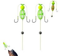Tangle-Free Bottom-Up Feeder Basket Fishing System (2,11)