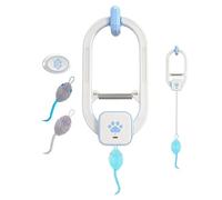 Tangle-Free Design: The Doorway Cat Toy avoids the risk of wire tangling, ensuring uninterrupted play periods with its high-toughness composite fiber material that resists scratches and wear for long-