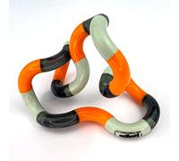 Tangle Jr. Classic Series Bosque Verde Oscuro Verde Claro Naranja FIDGET TO FOCUS Juguete Fidget para niños 3+ Juguete sensorial torcido Ideal para habilidades motoras finas En caja oficial