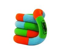 Tangle Serie Jr. Fuzzies | Naranja Verde Azul | Fidget to Focus | Juguete antiestrés para niños | 3+ | Juguete sensorial giratorio | Ideal para habilidades motoras finas | En caja oficial