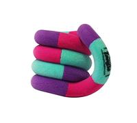 Tangle Serie Jr. Fuzzies | Rosa Púrpura Verde | Fidget to Focus | Juguete Fidget para niños | 3+ | Juguete sensorial giratorio | Ideal para habilidades motoras finas | En caja oficial