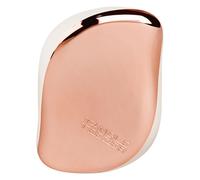 Tangle Teezer Compact Styler Detangler Hairbrush - Cepillo Desenredante Compacto - Para Pelo Seco y Mojado y Todo Tipo de Cabello - Perfecto para Viajar, con Tapa Protectora - Marfil Oro Rosa