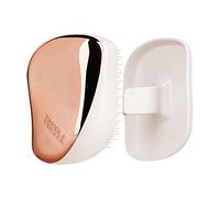Tangle Teezer Compact Styler Detangler Hairbrush - Cepillo Desenredante Compacto - Para Pelo Seco y Mojado y Todo Tipo de Cabello - Perfecto para Viajar, con Tapa Protectora - Marfil Oro Rosa