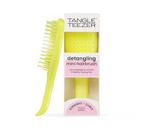 Tangle Teezer El mini cepillo desenredante definitivo | Suave con el cabello mojado | Dientes de dos niveles y mango cómodo | Ideal para niños y viajes | Reduce nudos y roturas | Hyper Yellow