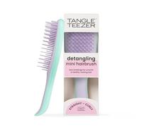 Tangle Teezer El mini cepillo desenredante húmedo para cabello húmedo y seco, perfecto para niños y viajes, elimina nudos y reduce la rotura, hoja de glicina