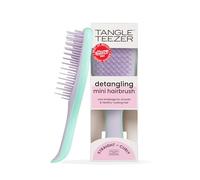 Tangle Teezer El mini cepillo desenredante húmedo para cabello húmedo y seco, perfecto para niños y viajes, elimina nudos y reduce la rotura, hoja de glicina