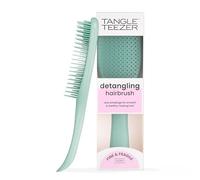 Tangle Teezer Fine and Fragile Ultimate Detangler Hairbrush - Cepillo Desenredante Cabello Teñido, Fino y Frágil - Púas Suaves y Flexibles de Doble Altura - Menos Rotura y Sin Tirones - Verde Azulado