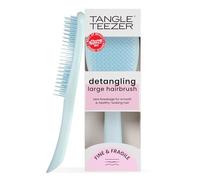 Tangle Teezer Large Fine and Fragile Ultimate Detangler Hairbrush - Cepillo Grande para Cabello Teñido, Fino y Frágil - Púas Suaves y Flexibles de Doble Altura, Menos Rotura y Sin Tirones - Azul