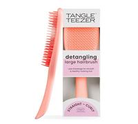 Tangle Teezer El cepillo para el cabello grande y desenredante definitivo, Óptimo para cabello largo, grueso, rizado y texturizado, Reduce las roturas, Mango ergonómico, Resplandor de melocotón