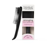 Tangle Teezer Mini Ultimate Detangler - Cepillo Desenredante Mini para Pelo Seco y Mojado - Apto para Todo Tipo de Cabello - Perfecto para Niños y Viajes - Negro