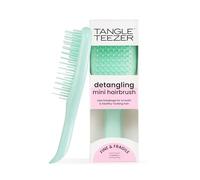 Tangle Teezer Mini Ultimate Detangler Fine and Fragile - Cepillo Desenredante Mini para Cabello Fino y Frágil - Ideal para Pelo Seco y Mojado - Perfecto para Niños y Viajes - Jade