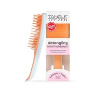 Tangle Teezer Mini Ultimate Detangler (sweet orange & ice blue) - Cepillo compacto para desenredar el cabello mojado - Peinado suave sin tirones - Vegano y libre de crueldad - Con mango ergonómico