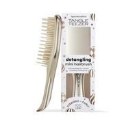 Tangle Teezer Minicepillo para el pelo The Ultimate Detangler Chrome | Cepillo desenredante, pelo liso a rizado | Púas de dos niveles que reducen las roturas | Dorado champán | Pelo húmedo y seco