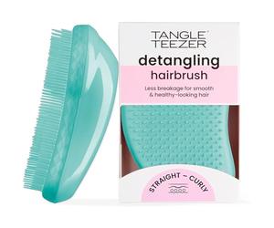Tangle Teezer Original Cepillo Pelo Mini Marine Teal & Rosebud | Peine antiroturas que cuida el pelo | Cepillo desenredante antirotura | Peine antitirones desenredante