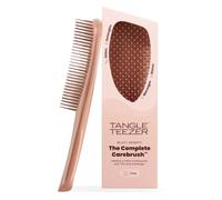 Tangle Teezer The Complete Carebrush - Cabello fino | Cepillo para cabello sano | Púas de 2 niveles | Suaviza da brillo, masajea y desenreda | Moca glaseado | Pelo húmedo y seco