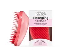 Tangle Teezer | The Thick & Curly Cepillo desenredante | Apto para las palmas de las manos | Adecuado para cabello húmedo y seco | Para obtener rizos sin encrespamiento y súper definidos | Lipstick