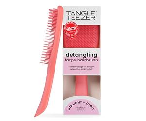 Tangle Teezer The Ultimate Detangler Large Salmon Pink | Cepillo desenredante para cabello húmedo y seco | Desenreda todo tipo de cabello | Reduce la rotura | Dietes de dos niveles y mango cómodo