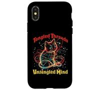 Tangled Threads Untangled Mind Carcasa para iPhone X/XS