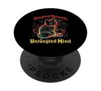 Tangled Threads Untangled Mind PopSockets PopGrip Adhesivo