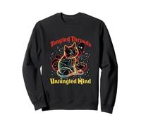 Tangled Threads Untangled Mind Sudadera