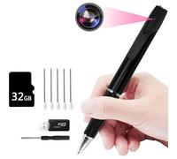 TANGMI Mini Camara, 1080P HD Body CAM con Tarjeta Micro SD de 32 GB, Grabación de Vídeo y Fotos Camara Corporal