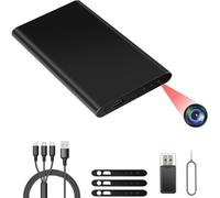 TANGMI Mini Camara Espia, Portable Camara Espia Oculta, Visión Nocturna y 1080P HD Camaras Espias Camufladas Funciona Durante más de 17 Horas para Grabar Vídeos y Tomar Fotos