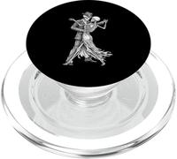 Tango Bailando Esqueleto Halloween Cráneo Bailarina Pareja ESP PopSockets PopGrip para MagSafe
