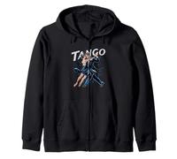 Tango Pareja Danza Abraza Elegante Movimiento Argentino Sudadera con Capucha