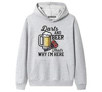 TangoDS 3D Dardos Club Equipo Estampado Sudadera con Capucha para Hombre Mujer Casual Outdoor Deporte Pullover Sudadera Cordón Tops