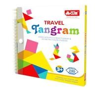 Tangograma de viaje - magnéticas Formas geométricas | montessorii Road Trip Games i q Book Puzzle Puzzle Gift for Children Challenge